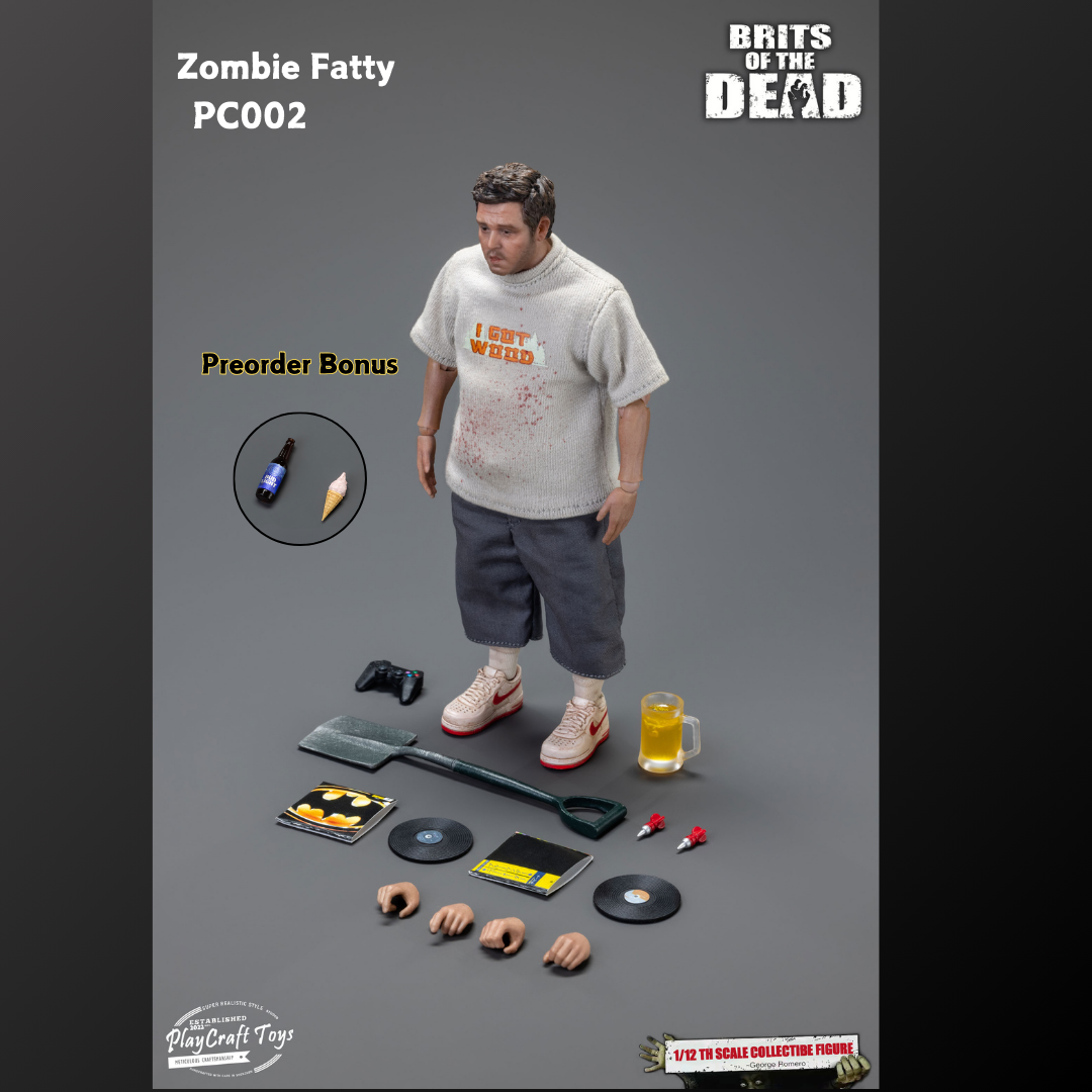 (Pre-order) Play Craft Toys 1/12 Zombie Fat Action Figure