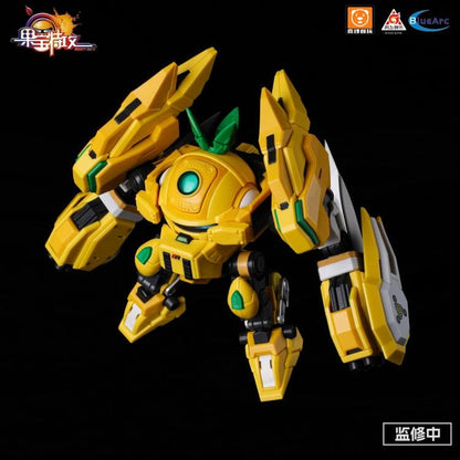 From Yu Li Chuang Wan comes the Fruity Robo Pineapple Slasher model kit! This model kit features a pineapple inspired robot mecha that is ready to battle anything that stands in its way. When fully built, the model is around 4.7 inches tall and is capable of creating a variety of poses. Be sure to add this model kit to your fruitful collection!