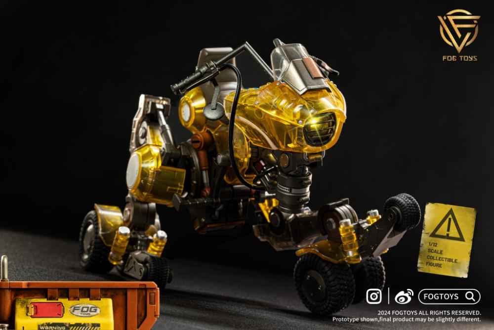 Fogtoys is proud to present a new 1/12 scale vehicle that will help your figures speed along on their next adventure: the Raptor! Designed with a translucent armor shell, this vehicle includes premium articulation and is a perfect addition for any collection. Rev up the engine and get ready to order your vehicle today!