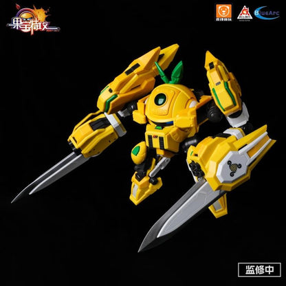 From Yu Li Chuang Wan comes the Fruity Robo Pineapple Slasher model kit! This model kit features a pineapple inspired robot mecha that is ready to battle anything that stands in its way. When fully built, the model is around 4.7 inches tall and is capable of creating a variety of poses. Be sure to add this model kit to your fruitful collection!