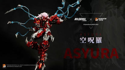 The Iron Saga Noble Class Asyura figure by MoShow Toys is here and ready to be the centerpiece in your mecha collection! Asyura is made of durable plastics and die-cast materials and features premium articulation for making dynamic poses.  Order yours today!