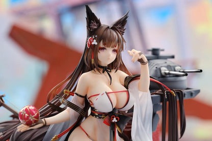 Apex Toys presents a beautiful and finely detailed 1/7 scale figure of Amagi from the Azur Lane mobile game, styled in her "Wending Waters, Serene Lotus" attire.