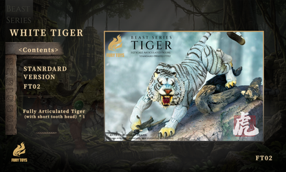 (Pre-order) Fury Toys Beast Series FT02 Standard White Tiger