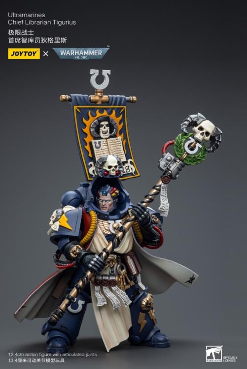 Joy Toy brings the Ultramarines to life with this Warhammer 40K 1/18 scale figure! Highly disciplined and courageous warriors, the Ultramarines have remained true to the teachings of their Primarch Roboute Guilliman for 10,000 standard years. Keeping watch over the Imperium, they personify the very spirit of the Adeptus Astartes.