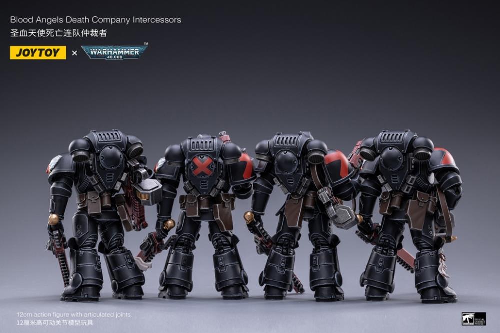Joy Toy Warhammer 40K Blood Angels Death Company Intercessors Set of 4