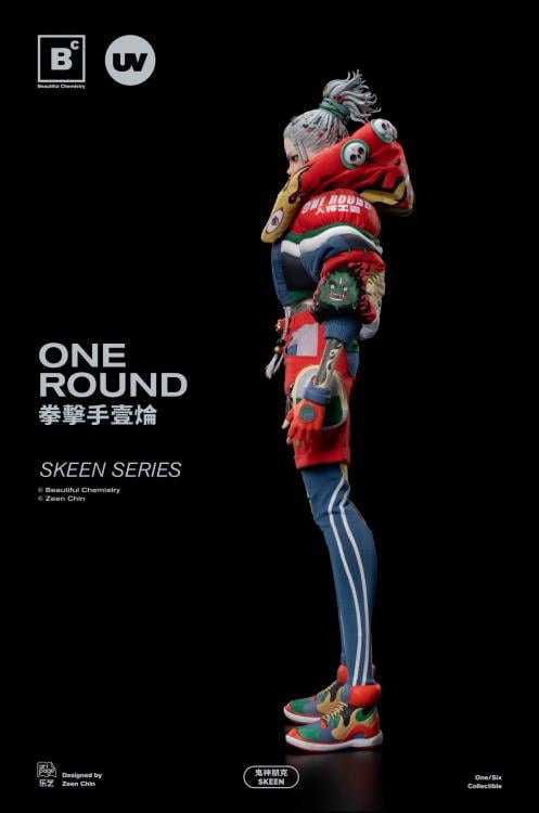 Created and designed by Zeen Chin comes the next addition to the Skeen Series from Beautiful Chemistry and Underverse, the boxer One Round. This 1/6 scale figure features stylish boxer design that features over 25 points of articulation. The figure comes with additional accessories and parts to help customize your figure. Don't miss out on adding this unique and highly detailed figure to your collection!