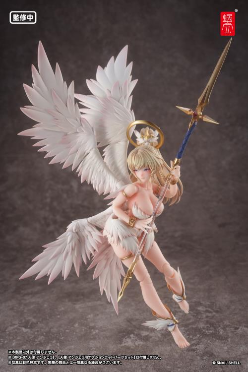 Customize your Angel Angela figure with the Angel Angela Sub Wings 1/12 scale accessory set by Snail Shell! This set includes a pair of carefully sculpted secondary wings to be used with the Angel Angela action figure. Be sure to add it to your collection!