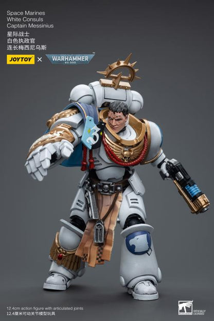 From JoyToy, explore the captivating world of Warhammer 40K action figures, featuring finely crafted and highly detailed miniatures that bring to life the iconic warriors of the White Consuls Space Marine Chapter. Join the battle and immerse yourself in the grim darkness of the 41st millennium with these extraordinary collectibles.