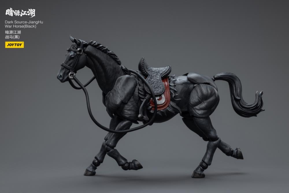 Introducing the remarkable Joy Toy Dark Source JiangHu War Horse (Black Ver.) action figure. This meticulously crafted action figure brings the mystical world of JiangHu to life, capturing the essence and prowess of a war horse. Every inch of this action figure showcases the artistry and craftsmanship that Joy Toy is renowned for, ensuring an authentic and immersive experience for collectors and enthusiasts alike.