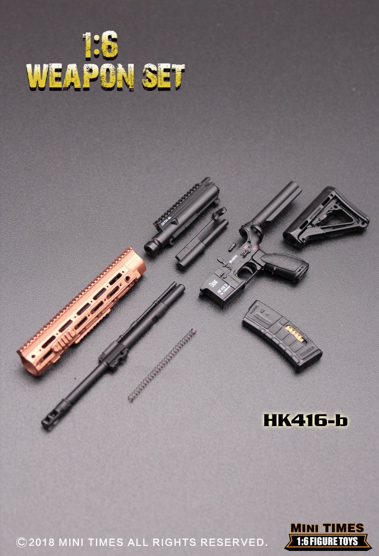 Mini Times 1/6 HK416 Assault Rifle Figure Accessories