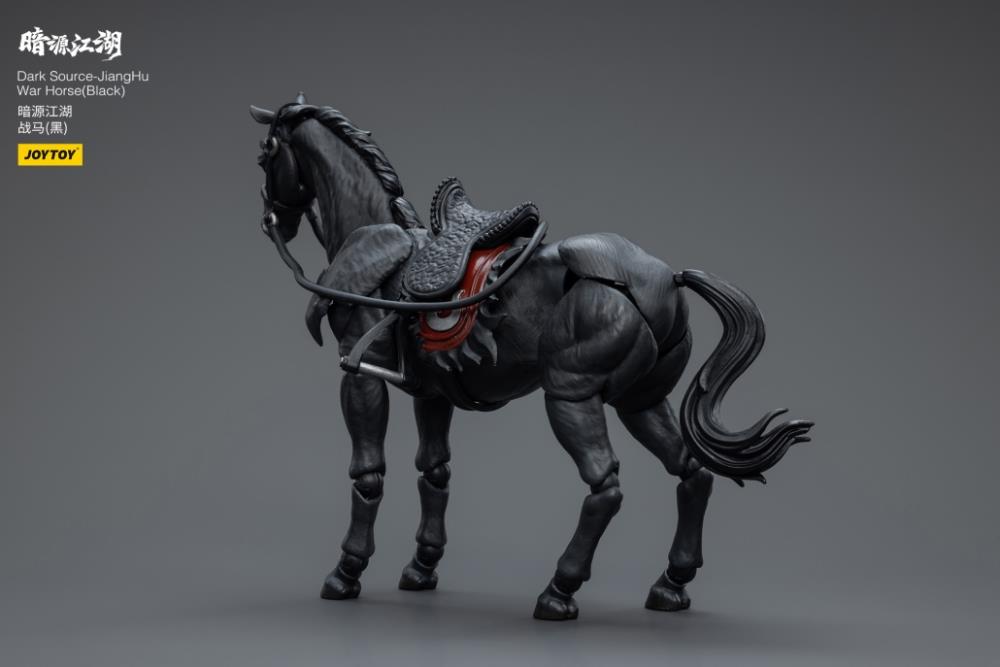 Introducing the remarkable Joy Toy Dark Source JiangHu War Horse (Black Ver.) action figure. This meticulously crafted action figure brings the mystical world of JiangHu to life, capturing the essence and prowess of a war horse. Every inch of this action figure showcases the artistry and craftsmanship that Joy Toy is renowned for, ensuring an authentic and immersive experience for collectors and enthusiasts alike.