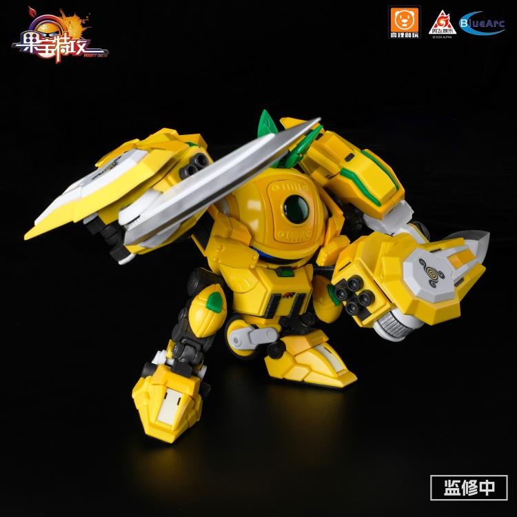 From Yu Li Chuang Wan comes the Fruity Robo Pineapple Slasher model kit! This model kit features a pineapple inspired robot mecha that is ready to battle anything that stands in its way. When fully built, the model is around 4.7 inches tall and is capable of creating a variety of poses. Be sure to add this model kit to your fruitful collection!