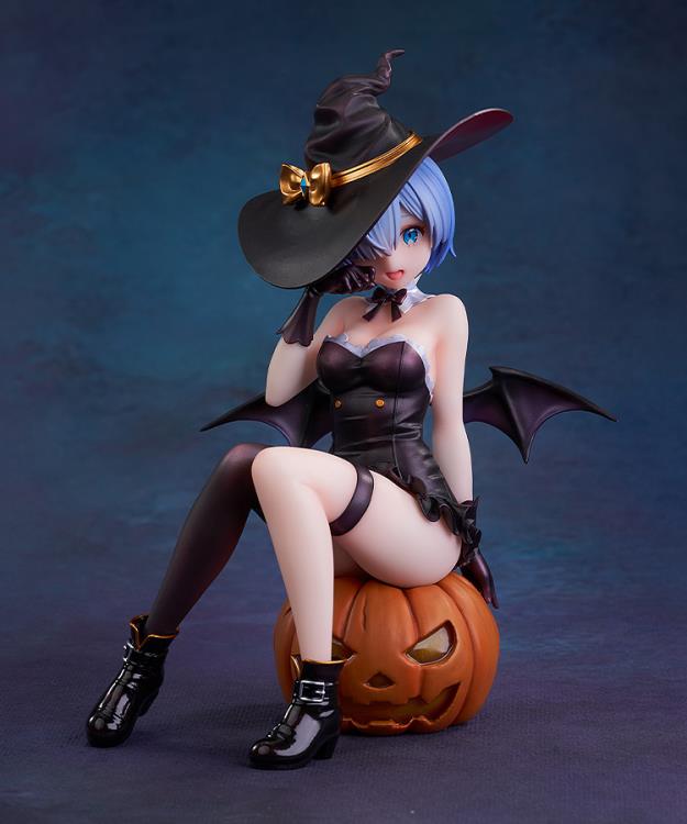 From the third season of "Re:ZERO -Starting Life in Another World-", which began airing in October 2024, come new beautiful wizard-themed figures of Rem and Ram. 

Rem is clad in an adorable wizard-style outfit that would probably allow her to be let off the hook even after playing mischievous tricks. The texture of her form-fitting costume beautifully and elegantly accentuates her physique, and the accessories, such as the gloves and boots, have been crafted with precise detail.