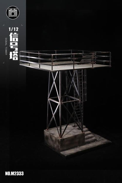 Add another level to your figure displays with this new 1/12 scale Signal Tower! This tower will work great for most 1/12 scale figures and accessories and can be disassembled for a more customized display!