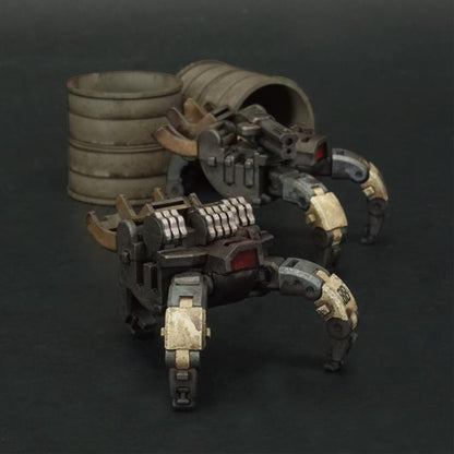 The Sand Laevis DD5s is a transformable drone with the ability to switch between remote control or intelligent exploration modes, and has both compact and expanded forms. In compact form, it has the ability to travel speedily by rolling in a barrel shape and can cover mines or traps on the road, thereby opening up a safe route for the convoy.