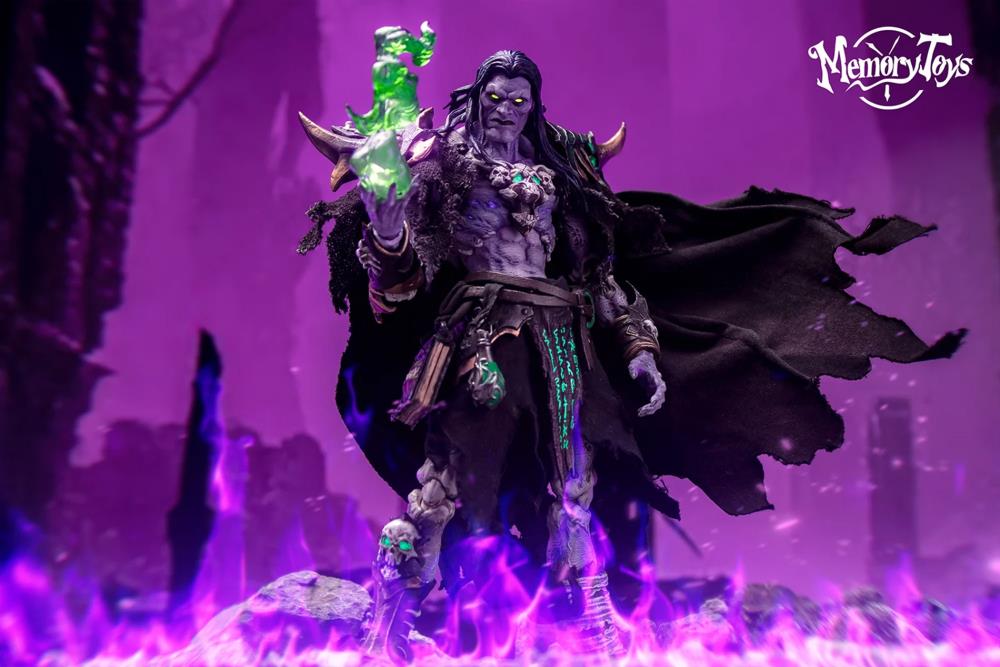 From Memory Toys comes the highly detailed Necromancer Sharman action figure featuring multiple points of articulation and an impressive array of interchangeable parts and accessories. This will make a terrific addition to any figure collection needing to be raised from the dead!