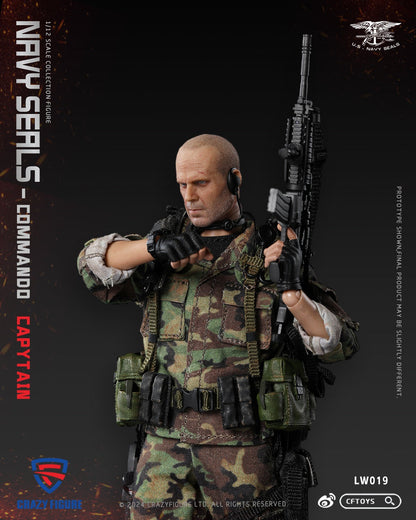 (Pre-order) Crazyfigure CF Toys 1/12 Navy seals Commando captain figure