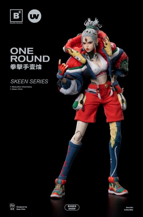 Created and designed by Zeen Chin comes the next addition to the Skeen Series from Beautiful Chemistry and Underverse, the boxer One Round. This 1/6 scale figure features stylish boxer design that features over 25 points of articulation. The figure comes with additional accessories and parts to help customize your figure. Don't miss out on adding this unique and highly detailed figure to your collection!