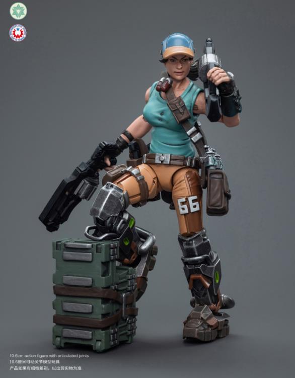 The Joy Toy NA2 Monstruckers No.2 Woman action figure is perfect for collectors and fans of the Infinity universe, as well as those who appreciate high-quality action figures. With its impressive level of detail and articulation, this action figure is a must-have for any serious collector or fan.
