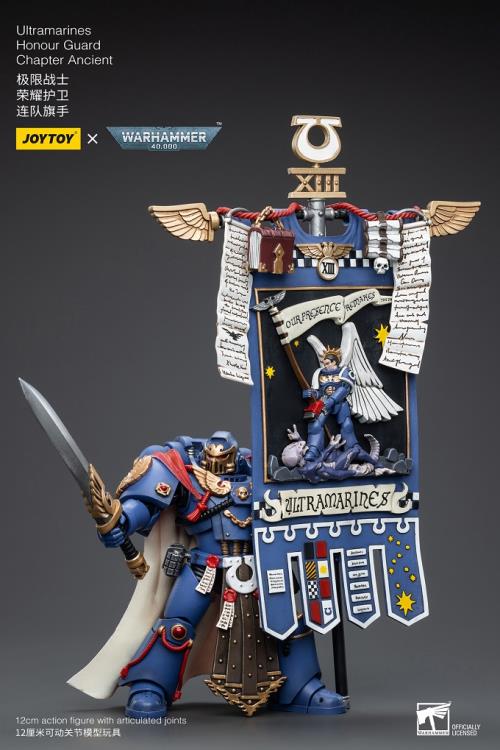 Joy Toy brings the Ultramarines to life with this Warhammer 40K 1/18 scale figure! Highly disciplined and courageous warriors, the Ultramarines have remained true to the teachings of their Primarch Roboute Guilliman for 10,000 standard years. Keeping watch over the Imperium, they personify the very spirit of the Adeptus Astartes.