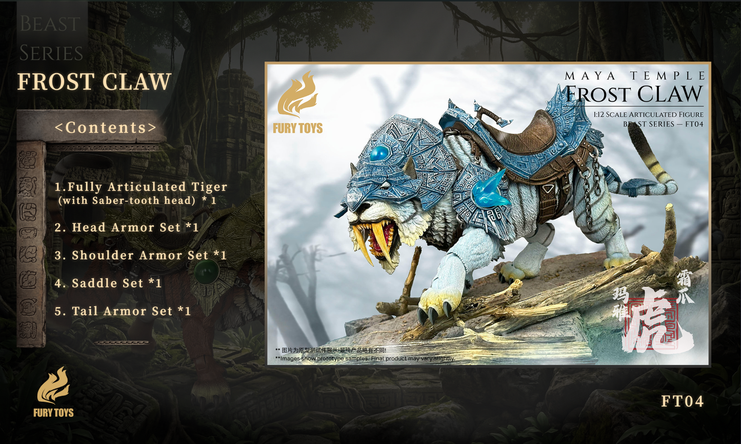 (Pre-order) Fury Toys Beast Series FT04 Frost Claw Full Armor Deluxe Tiger