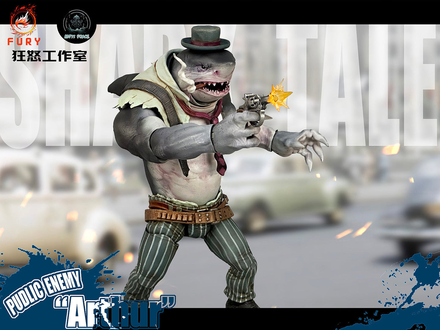 Fury Toys 1/12 Figure - Abyssal Power Shark Tale Wave 1 Public Enemy Arthur