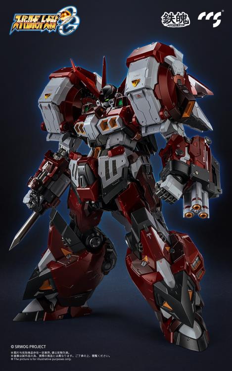 Get ready to add a formidable mecha to your collection with the Super Robot Wars OG: Original Generations PTX-003C Alteisen action figure by CCSTOYS! This stunning action figure is a must-have for collectors and fans of the Super Robot Wars franchise. Standing at a robust height of nearly 10 inches tall, the Alteisen features exquisite detailing, advanced articulation, and precision engineering, making it perfect for display or posing.