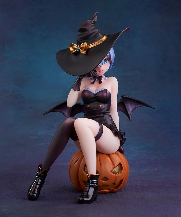 From the third season of "Re:ZERO -Starting Life in Another World-", which began airing in October 2024, come new beautiful wizard-themed figures of Rem and Ram. 

Rem is clad in an adorable wizard-style outfit that would probably allow her to be let off the hook even after playing mischievous tricks. The texture of her form-fitting costume beautifully and elegantly accentuates her physique, and the accessories, such as the gloves and boots, have been crafted with precise detail.