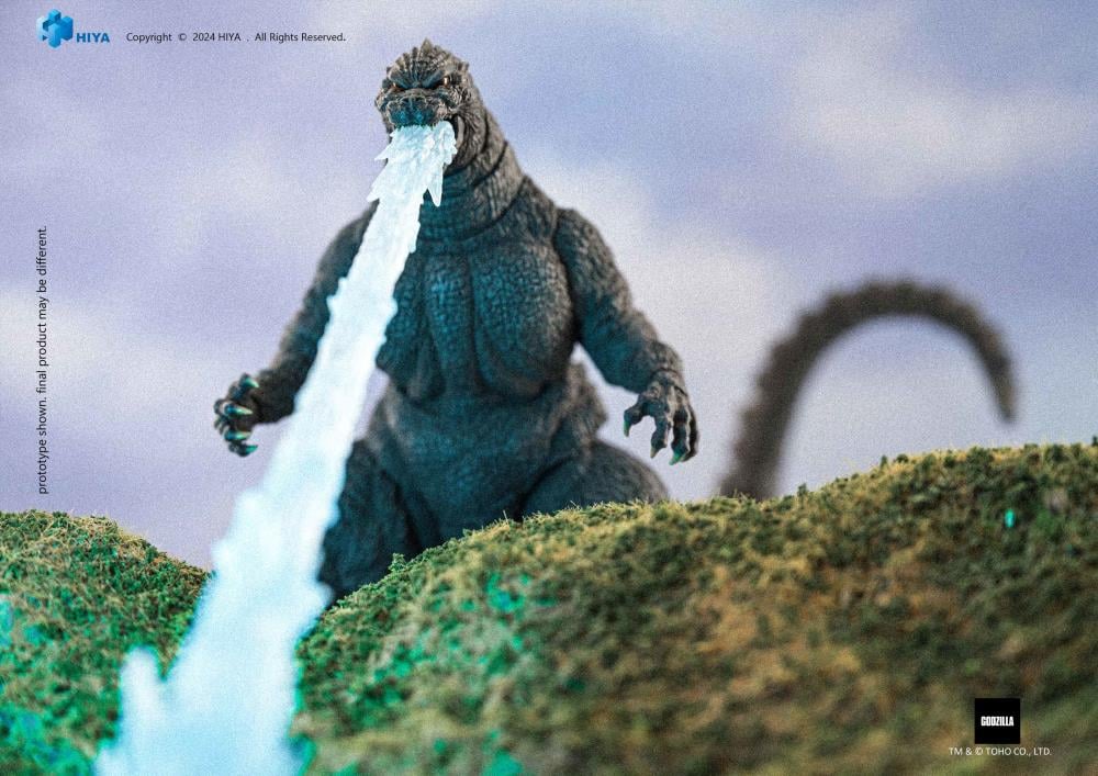 Following the previous film Godzilla vs. Biollante (1989), the 18th installment of the series was directed by Kazuki Omori and featured special effects directed by Koichi Kawakita. This brand new Heat Ray Godzilla Hokkaido Ver. action figure is crafted with amazing attention to detail at 7" tall, and features special blue paint on the clear body, reproducing Godzilla's appearance from the battlefield in Hokkaido!