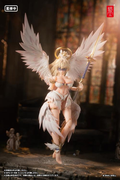 Customize your Angel Angela figure with the Angel Angela Sub Wings 1/12 scale accessory set by Snail Shell! This set includes a pair of carefully sculpted secondary wings to be used with the Angel Angela action figure. Be sure to add it to your collection!