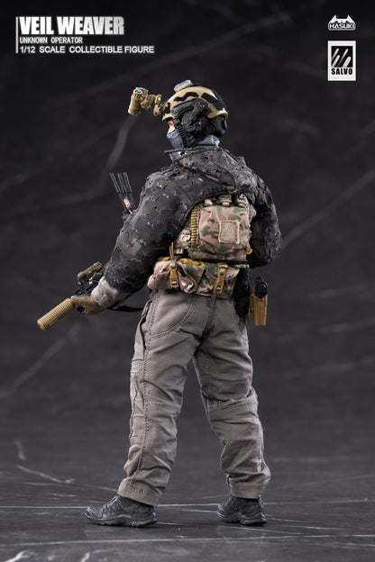 (Pre-order) Hasuki 1/12 Black Ops NO.4 SA04 Veil Weaver Action Figure