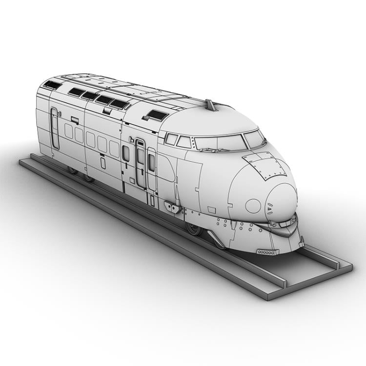 From Moon Studios comes a series of robot figures which transform from robots into different types of trains. The MSO4 Moon Shine figure transforms from a robot into a train. Collect transforming figures MSO1 through MSO6 and you can combine them to form Radiatron! 