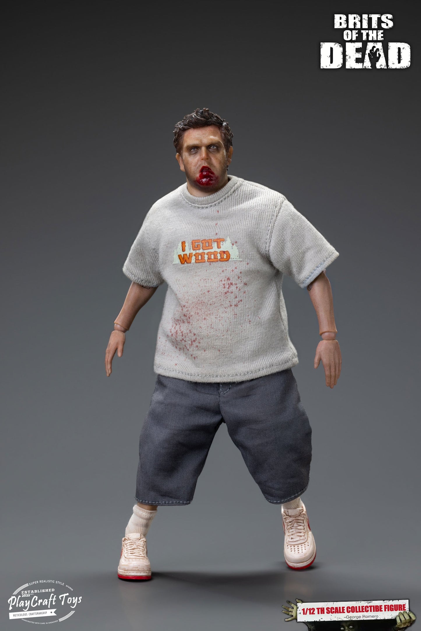 (Pre-order) Play Craft Toys 1/12 Zombie Fat Action Figure