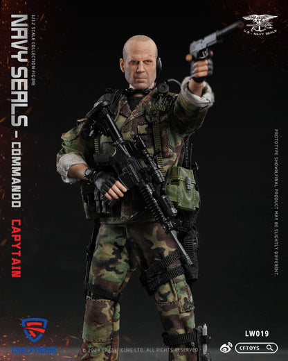 (Pre-order) Crazyfigure CF Toys 1/12 Navy seals Commando captain figure