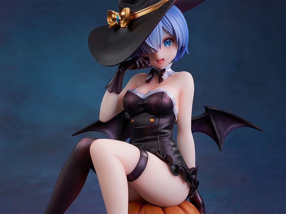 From the third season of "Re:ZERO -Starting Life in Another World-", which began airing in October 2024, come new beautiful wizard-themed figures of Rem and Ram. 

Rem is clad in an adorable wizard-style outfit that would probably allow her to be let off the hook even after playing mischievous tricks. The texture of her form-fitting costume beautifully and elegantly accentuates her physique, and the accessories, such as the gloves and boots, have been crafted with precise detail.