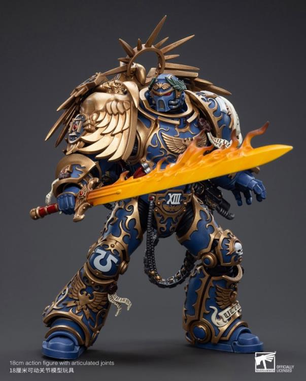 Held by some as a paragon among the Emperor's sons, Roboute Guilliman was as much a patrician statesman and empire-builder as he was an indefatigable warrior. A being of preternatural intelligence, cold reason and indomitable will, Guilliman forged his XIIIth Legion into a vast force of conquest and control, a weapon by which he made himself the master of a stellar domain in the Eastern Fringe of the galaxy, the Realm of Ultramar, which during his lifetime spanned five hundred worlds.