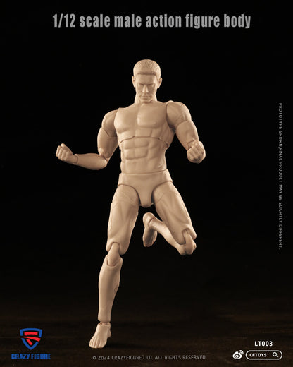 (Pre-order) Crazyfigure 1/12 Male body action figure LT003