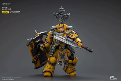 This Warhammer 40K Imperial Fists “The Horus Heresy” product line offers a compelling collection of action figures capturing the essence of the Imperial Fists Space Marine Legion during the pivotal era of “The Horus Heresy.” Meticulously crafted and intricately detailed, these figures showcase the iconic yellow and black color scheme of the Imperial Fists, symbolizing their stoic determination and unwavering loyalty to the Imperium of Man.