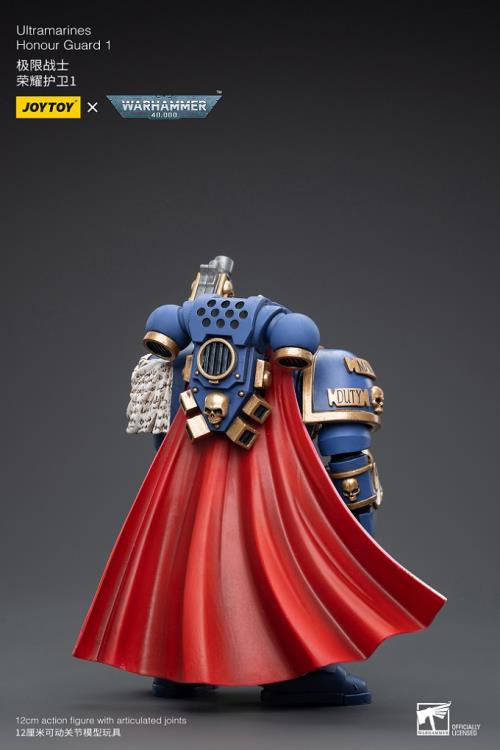 Joy Toy brings the Ultramarines to life with this Warhammer 40K 1/18 scale figure! Highly disciplined and courageous warriors, the Ultramarines have remained true to the teachings of their Primarch Roboute Guilliman for 10,000 standard years. Keeping watch over the Imperium, they personify the very spirit of the Adeptus Astartes.