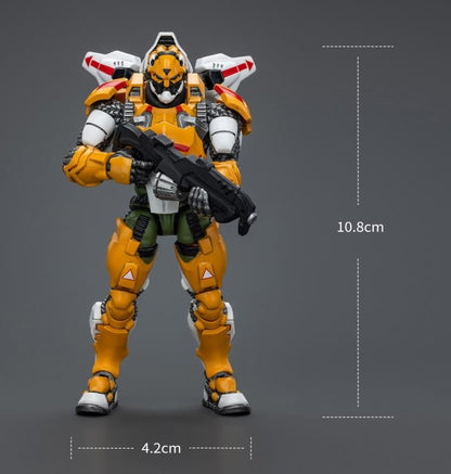 The Joy Toy Special Action Team Tiger Soldier (Male) action figure is perfect for collectors and fans of the Infinity universe, as well as those who appreciate high-quality action figures. With its impressive level of detail and articulation, this action figure is a must-have for any serious collector or fan.