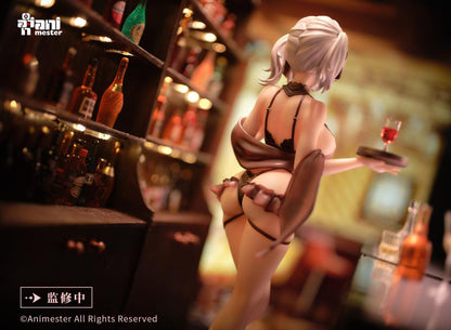 Celebrate a night on the town with this new 1/6 scale figure from AniMester! Waiter Girl Cynthia is seen depicted in a beautiful outfit while carrying a serving tray with a glass of wine on it. Order your figure today and add to your collection!