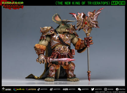 (Pre-order) Axytoys Dino battlefield King of Triceratops 018 figure