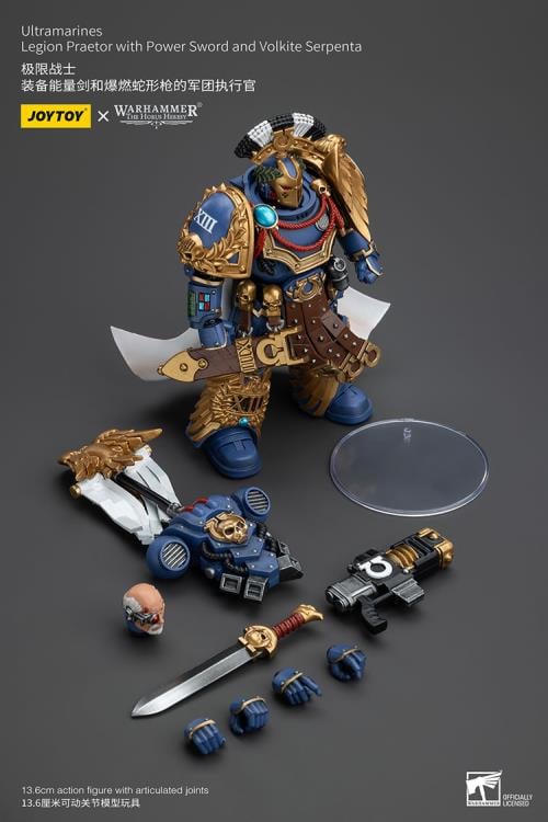 Joy Toy brings the Ultramarines to life with this Warhammer 1/18 scale action figure! Highly disciplined and courageous warriors, the Ultramarines have remained true to the teachings of their Primarch Roboute Guilliman for 10,000 standard years. Keeping watch over the Imperium, they personify the very spirit of the Adeptus Astartes.