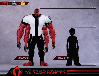 (Preorder) Octupus x Remad Custom 1/12 Four Arms Monster 8.9in action figure