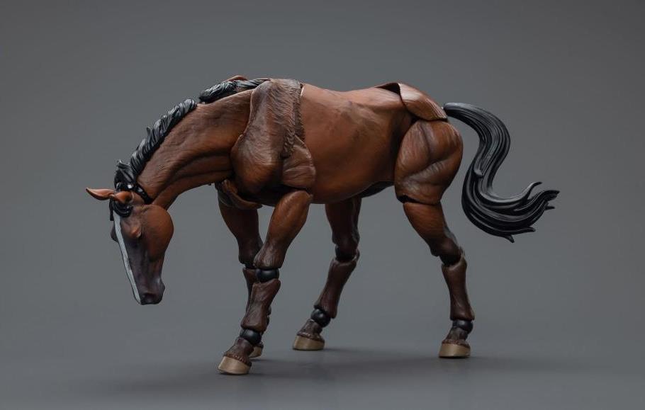Introducing the remarkable Joy Toy Dark Source JiangHu War Horse action figure. This meticulously crafted action figure brings the mystical world of JiangHu to life, capturing the essence and prowess of a legendary warrior. Every inch of this action figure showcases the artistry and craftsmanship that JoyToy is renowned for, ensuring an authentic and immersive experience for collectors and enthusiasts alike.  Additional figure shown not included (sold separately)
