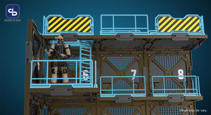 All parts of the SIB system are interchangeable, allowing you to freely customize, modify, or create multiple scenes. Each set is compatible with 1/24 and 1/18 scale action figures, or 2.5 to 3.75-inch figures; you can also modify to any other scales or sizes. When completed, the diorama is in 3D, so not only can it face 1 side, it can also display the figures in any angle.