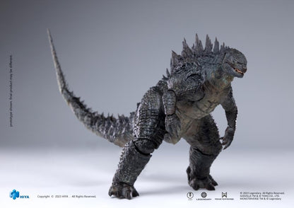 From Godzilla (2014), Godzilla joins Hiya Toys' EXQUISITE BASIC series! While Godzilla confronts significant challenges, humanity strives to comprehend the destructive power of this formidable ally, and unites with it to confront the ancient threat. This brand new Godzilla action figure stands 6.2" tall and Includes an articulated tail for posing and display in collections. Crafted with attention to detail, referencing the original CG data from the movie, every aspect of Godzilla's appearance from the film 