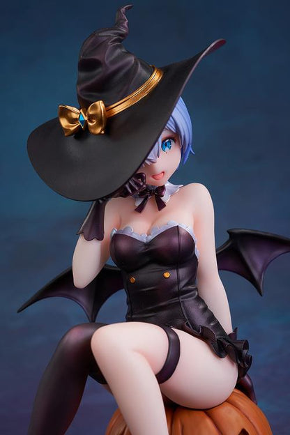 From the third season of "Re:ZERO -Starting Life in Another World-", which began airing in October 2024, come new beautiful wizard-themed figures of Rem and Ram. 

Rem is clad in an adorable wizard-style outfit that would probably allow her to be let off the hook even after playing mischievous tricks. The texture of her form-fitting costume beautifully and elegantly accentuates her physique, and the accessories, such as the gloves and boots, have been crafted with precise detail.