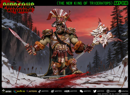 (Pre-order) Axytoys Dino battlefield King of Triceratops 018 figure