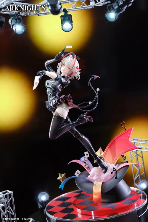 Apex is proud to present a new 1/7 scale figure from the popular mobile video game Arknights: the mercenary W! Dressed in her bold Foolish Night's Secret Letter outfit, she springs forward as she extends a hand with a mysterious letter in it. Don't miss out and add this figure to your collection today!